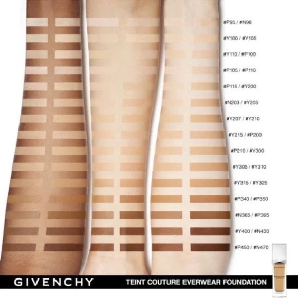 Givenchy Teint Couture Everwear Foundation Trio Y110, P110, Y200 - Picture 11 of 11